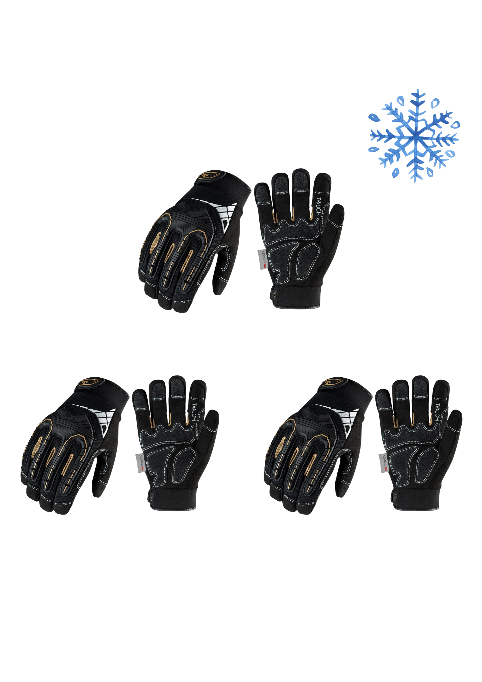 3-Pack The Over Armour Winter Lined