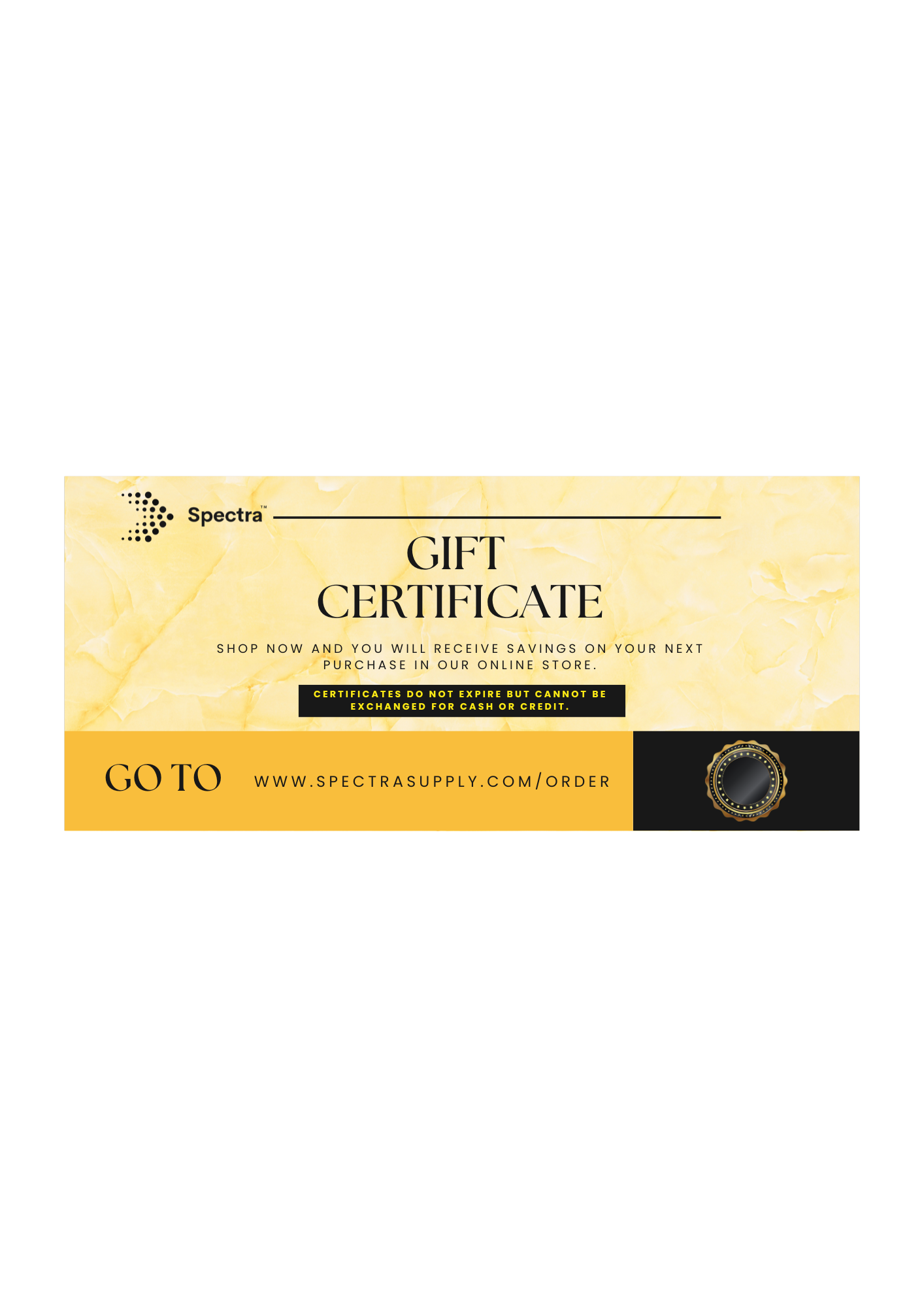 Spectra Supply Gift Card