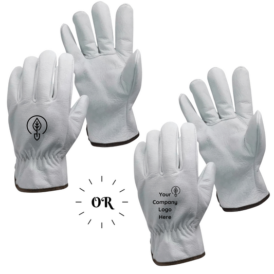 White Drivers GOAT-EE Glove Unlined (BOPO EDITION)