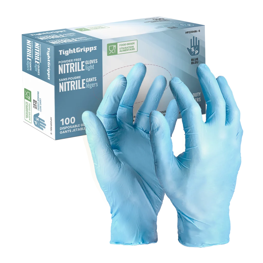 Blue 4mil Nitrile Gloves