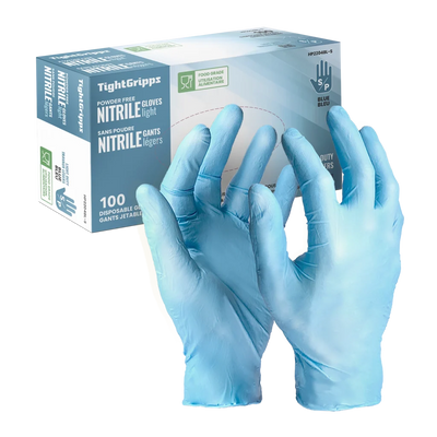 Blue 4mil Nitrile Gloves