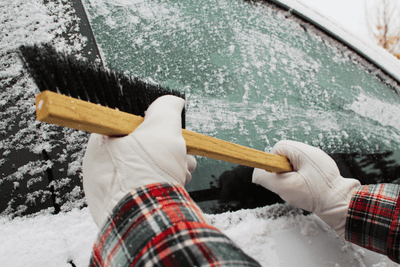White Drivers Winter Lined