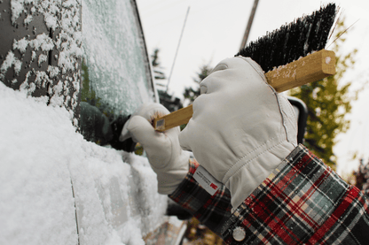 White Drivers Winter Lined