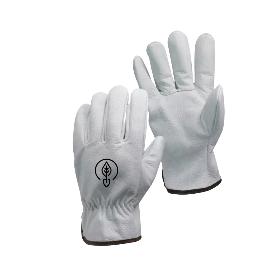 White Drivers GOAT-EE Glove Unlined (BOPO EDITION)