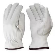 DP003S White Drivers GOAT-EE Glove Unlined