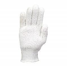 TID415 White Cotton WHITE STRINGS Glove One Size